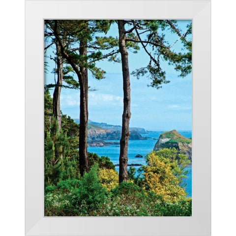 Sunny Afternoon White Modern Wood Framed Art Print by Crane, Rita