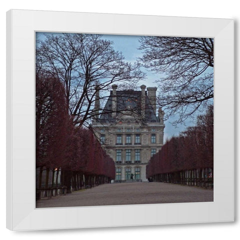 Pavillion des Tuileries White Modern Wood Framed Art Print by Crane, Rita