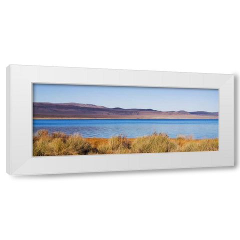 Desert Lake II White Modern Wood Framed Art Print by Crane, Rita