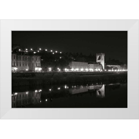 Tuscan Reflections II White Modern Wood Framed Art Print by Crane, Rita