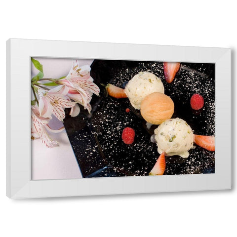 Dessert IV White Modern Wood Framed Art Print by Crane, Rita