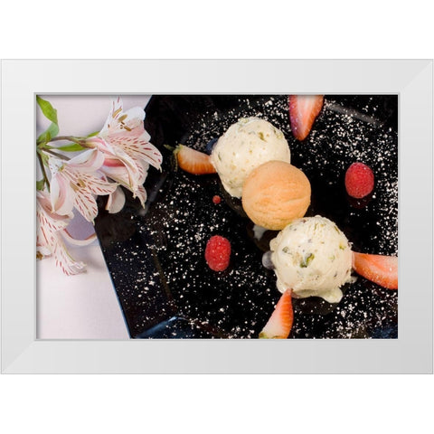 Dessert IV White Modern Wood Framed Art Print by Crane, Rita