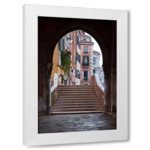 Venice Arches II White Modern Wood Framed Art Print by Crane, Rita