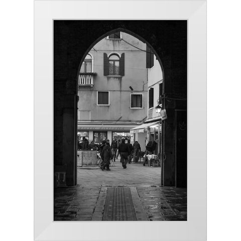 Venice Arches III White Modern Wood Framed Art Print by Crane, Rita