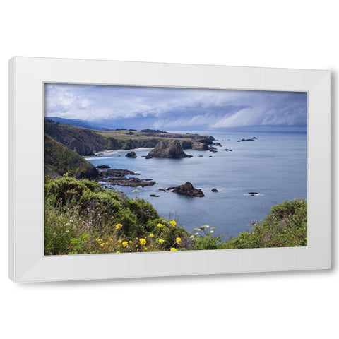 Spring Morning I White Modern Wood Framed Art Print by Crane, Rita