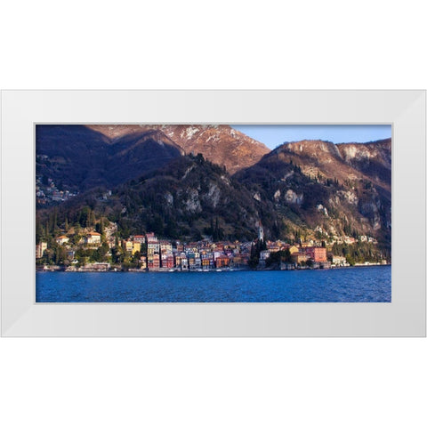 View of Varenna II White Modern Wood Framed Art Print by Crane, Rita