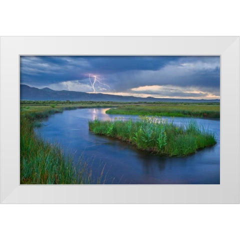 Benton Crossing I White Modern Wood Framed Art Print by Geistweite, Mark