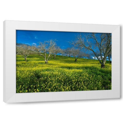 Mustard Factory I White Modern Wood Framed Art Print by Geistweite, Mark