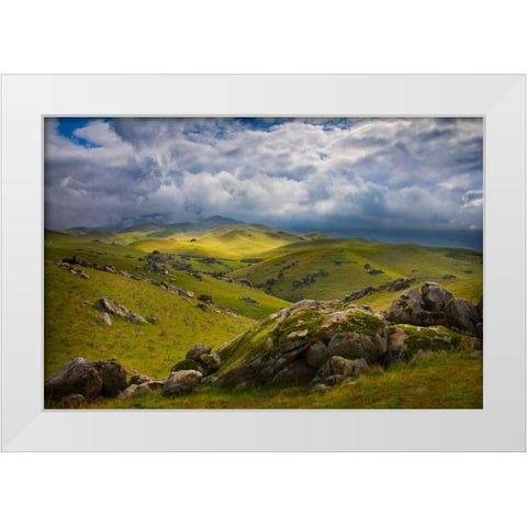 Transience I White Modern Wood Framed Art Print by Geistweite, Mark