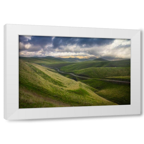 Transience II White Modern Wood Framed Art Print by Geistweite, Mark