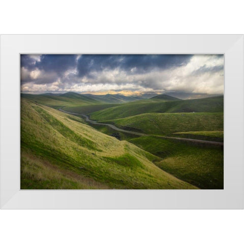 Transience II White Modern Wood Framed Art Print by Geistweite, Mark