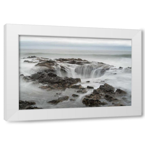 Thors Well White Modern Wood Framed Art Print by Hellmann, Stan
