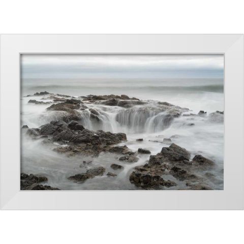 Thors Well White Modern Wood Framed Art Print by Hellmann, Stan