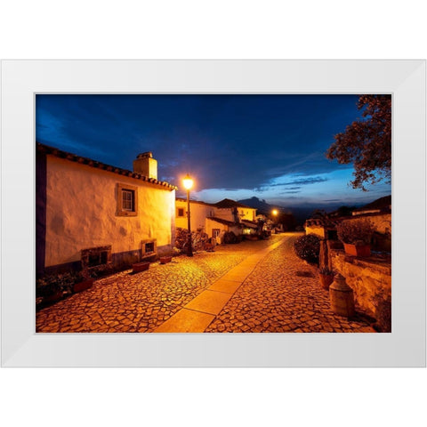 Mata de Paquena, Portugal White Modern Wood Framed Art Print by Hellmann, Stan