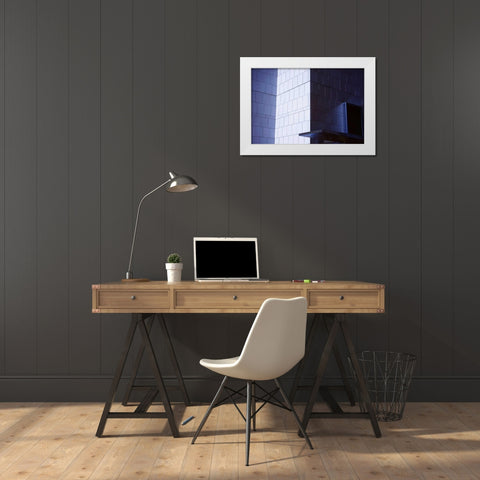 Shadows and Walls II White Modern Wood Framed Art Print by Hausenflock, Alan