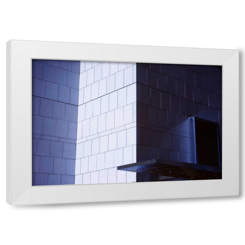 Shadows and Walls II White Modern Wood Framed Art Print by Hausenflock, Alan