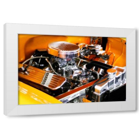 Street Rod I White Modern Wood Framed Art Print by Hausenflock, Alan