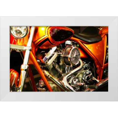 Wild Ride II White Modern Wood Framed Art Print by Hausenflock, Alan