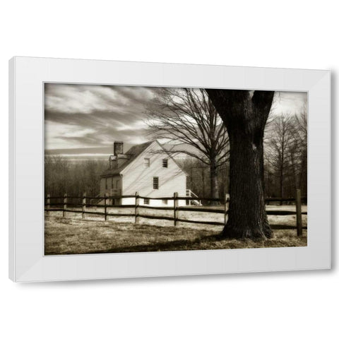 Gaines Mill I White Modern Wood Framed Art Print by Hausenflock, Alan