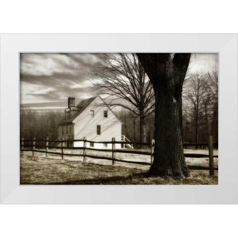 Gaines Mill I White Modern Wood Framed Art Print by Hausenflock, Alan