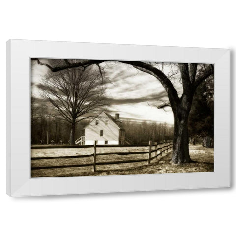 Gaines Mill II White Modern Wood Framed Art Print by Hausenflock, Alan