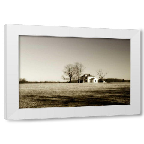Ashland Farm I White Modern Wood Framed Art Print by Hausenflock, Alan