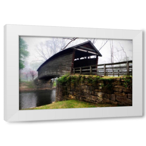 Humpback Bridge II White Modern Wood Framed Art Print by Hausenflock, Alan