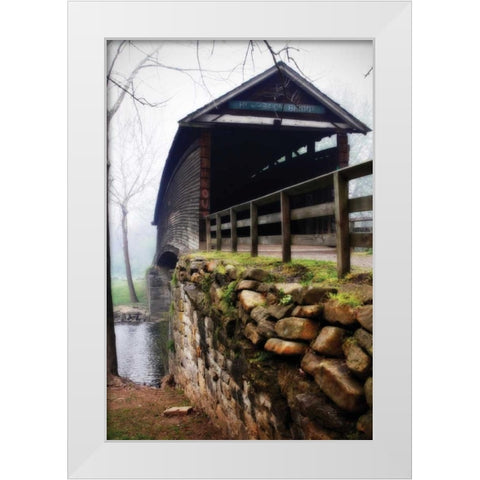 Humpback Bridge IV White Modern Wood Framed Art Print by Hausenflock, Alan