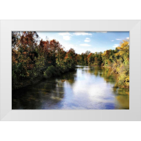 The Rivianna II White Modern Wood Framed Art Print by Hausenflock, Alan