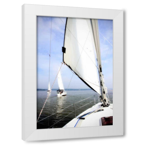 Quantico Fleet IV White Modern Wood Framed Art Print by Hausenflock, Alan