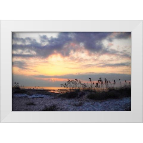 Masonboro Inlet I White Modern Wood Framed Art Print by Hausenflock, Alan