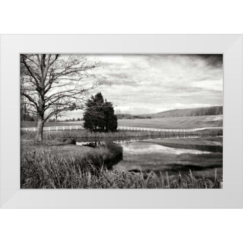 Edgeworth Farm I White Modern Wood Framed Art Print by Hausenflock, Alan