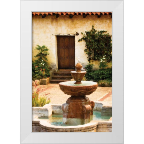 Mission Door I White Modern Wood Framed Art Print by Hausenflock, Alan