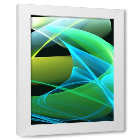 Freeform I White Modern Wood Framed Art Print by Hausenflock, Alan