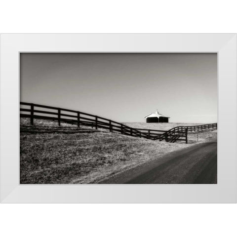 Albermarle Farm I White Modern Wood Framed Art Print by Hausenflock, Alan