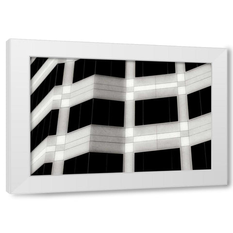 Folded Facade I White Modern Wood Framed Art Print by Hausenflock, Alan