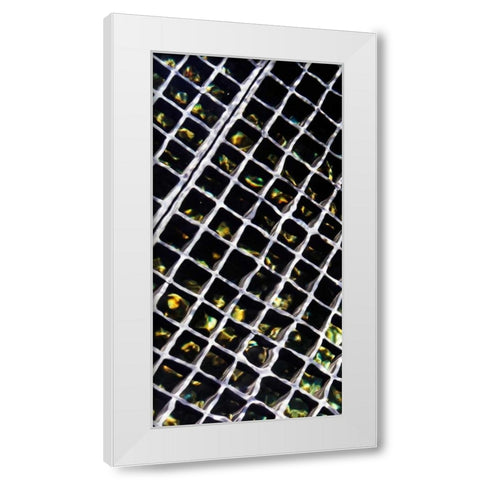 Rippled Steel II White Modern Wood Framed Art Print by Hausenflock, Alan