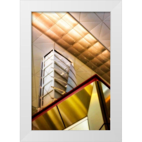 Steel and Light II White Modern Wood Framed Art Print by Hausenflock, Alan