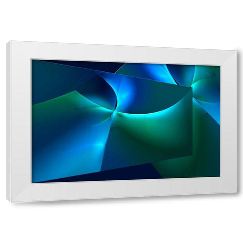 Planes White Modern Wood Framed Art Print by Hausenflock, Alan