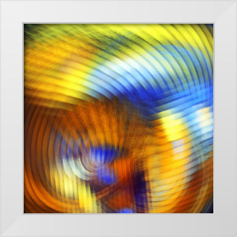 Mix It Up I White Modern Wood Framed Art Print by Hausenflock, Alan