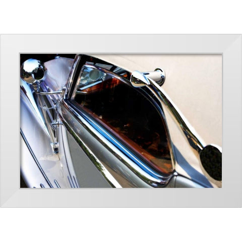 Classic Coach White Modern Wood Framed Art Print by Hausenflock, Alan