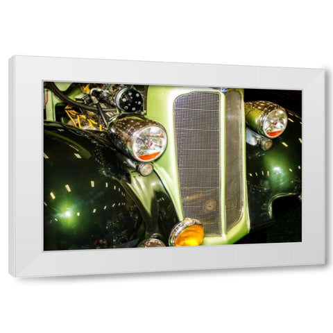 The Green Goblin I White Modern Wood Framed Art Print by Hausenflock, Alan
