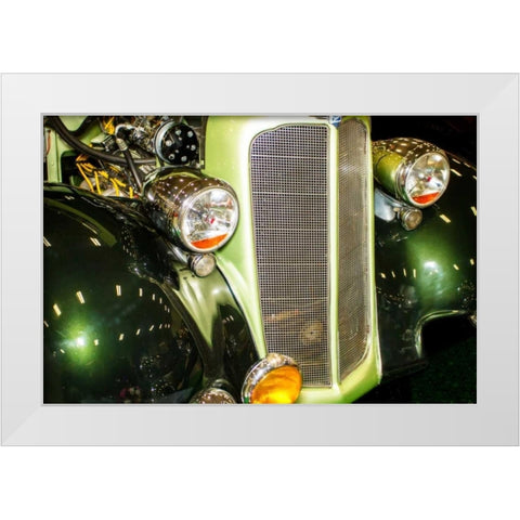 The Green Goblin I White Modern Wood Framed Art Print by Hausenflock, Alan