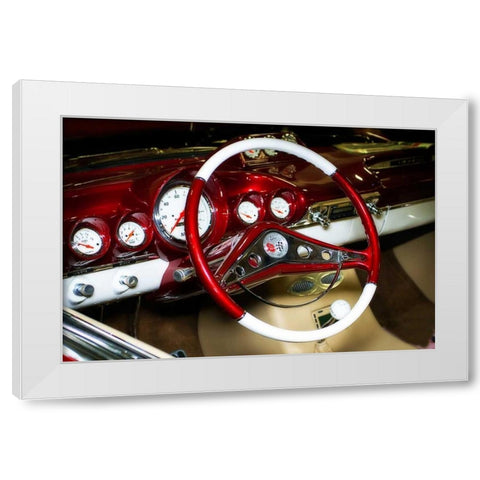 Custom 69 Cockpit White Modern Wood Framed Art Print by Hausenflock, Alan