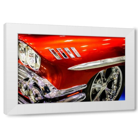 Impressive Impala White Modern Wood Framed Art Print by Hausenflock, Alan