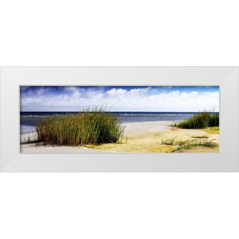 Cedar Island Bay II White Modern Wood Framed Art Print by Hausenflock, Alan