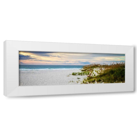 After the Sunrise II White Modern Wood Framed Art Print by Hausenflock, Alan