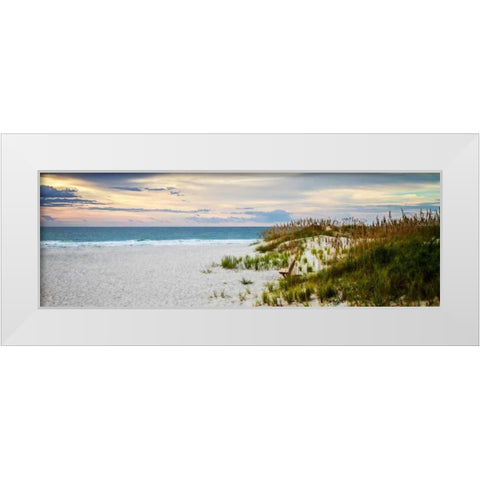 After the Sunrise II White Modern Wood Framed Art Print by Hausenflock, Alan