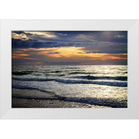 Iron Sky White Modern Wood Framed Art Print by Hausenflock, Alan