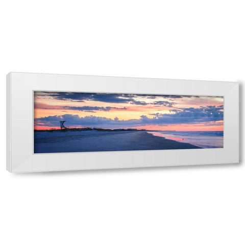 Late Summer Sunrise I White Modern Wood Framed Art Print by Hausenflock, Alan